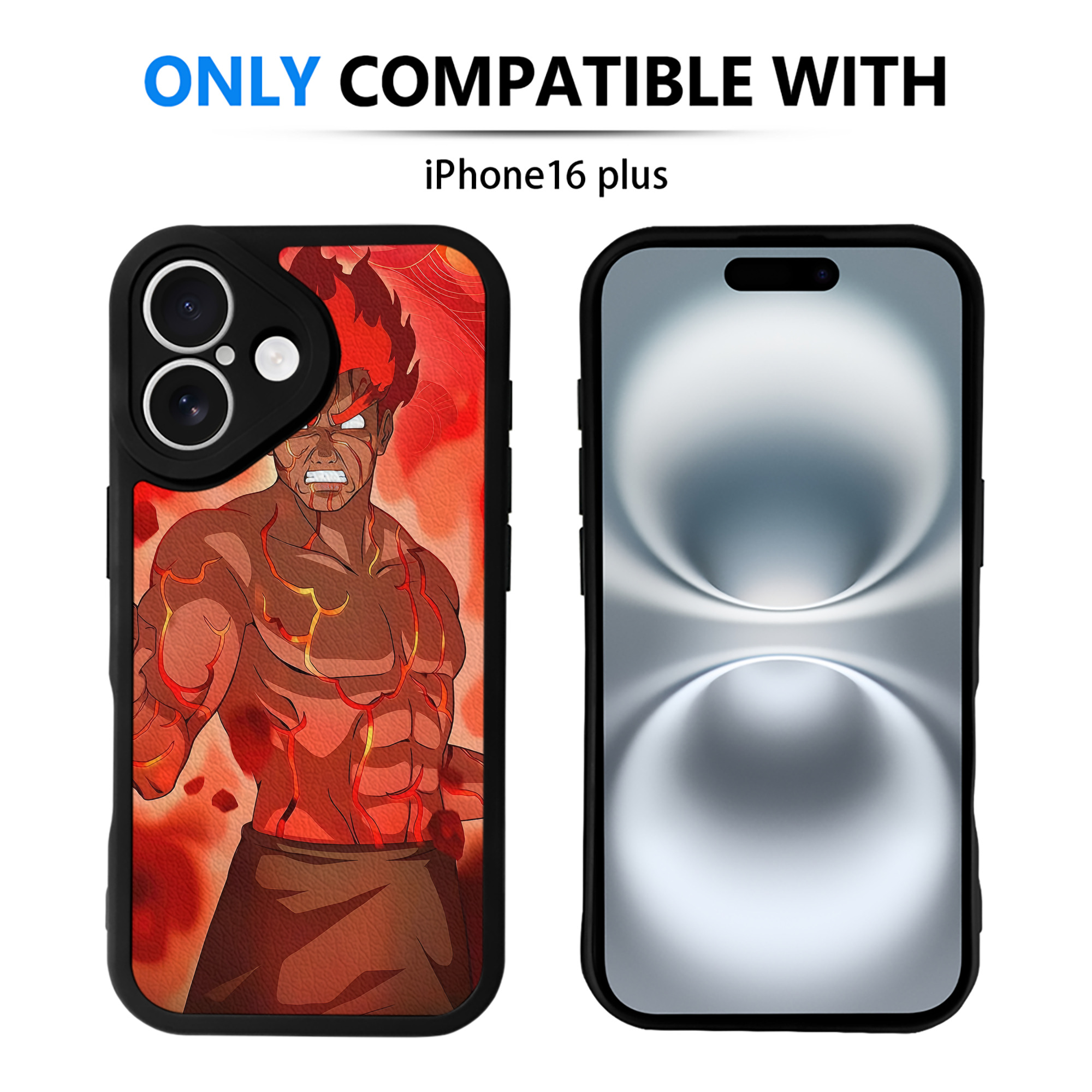 （画像用） NARUTO -ナルト- NARUTO -ナルト- 疾風伝 【iPhone 16シリーズ対応】シリコンスマホケース（レザー調） 材質：シリコン